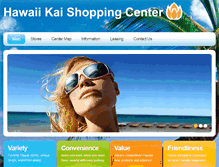Tablet Screenshot of hawaiikaishoppingcenter.com